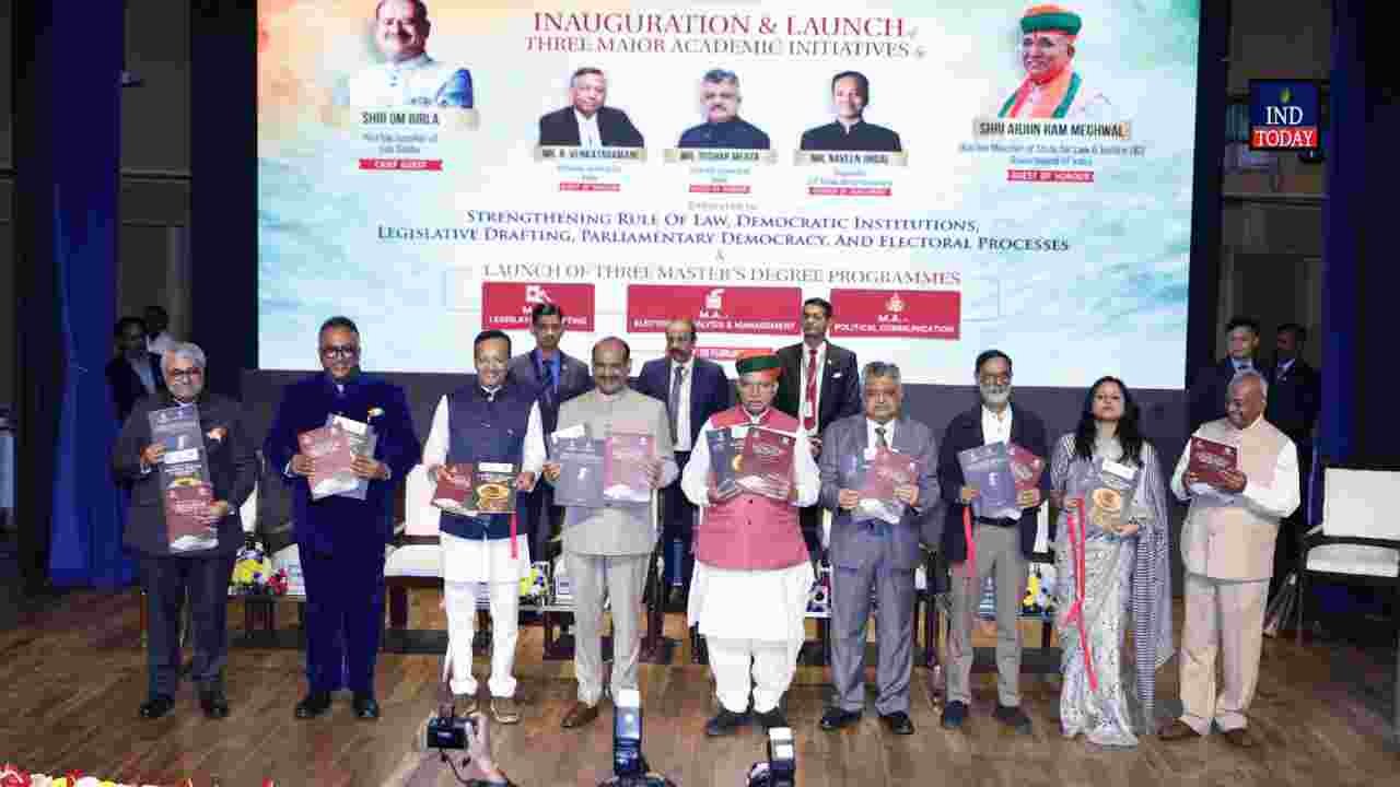 Lok Sabha Speaker And Law Minister Launch JGU’s Three New Master’s Degree Programmes