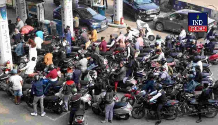 Petrol Price Rumours Spark Panic in Hyderabad
