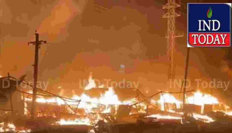 WATCH: Nizampet Blaze Guts Several Shops In Kukatpally