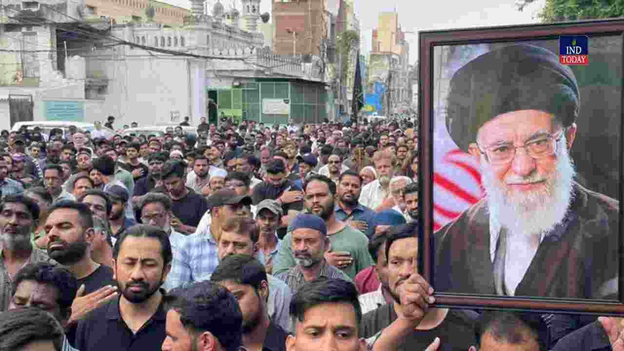 Ayatollah Khamenei Poster Torn Triggers Tension in Hyderabad