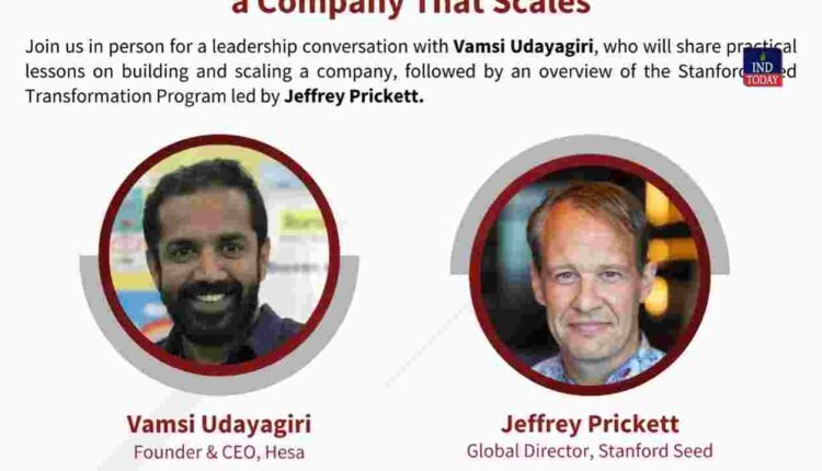 Stanford Seed Leadership Conversation In Hyderabad Mar 12