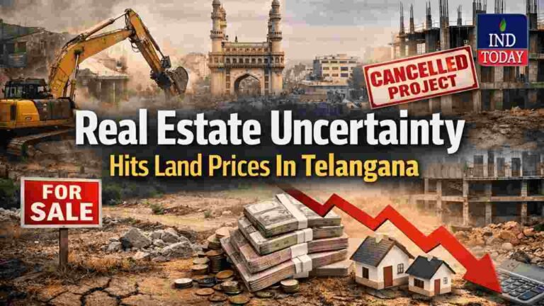 Real Estate Uncertainty Hits Land Prices In Telangana