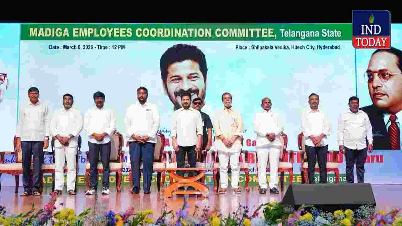 Revanth Reddy Thanks Madiga Employees For Support