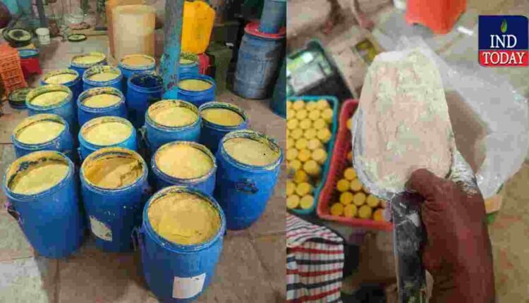 Adulterated Ginger Paste Seized In Hyderabad Raid