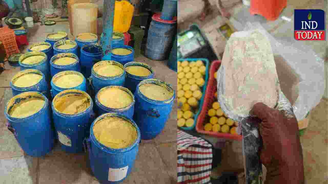 Adulterated Ginger Paste Seized In Hyderabad Raid