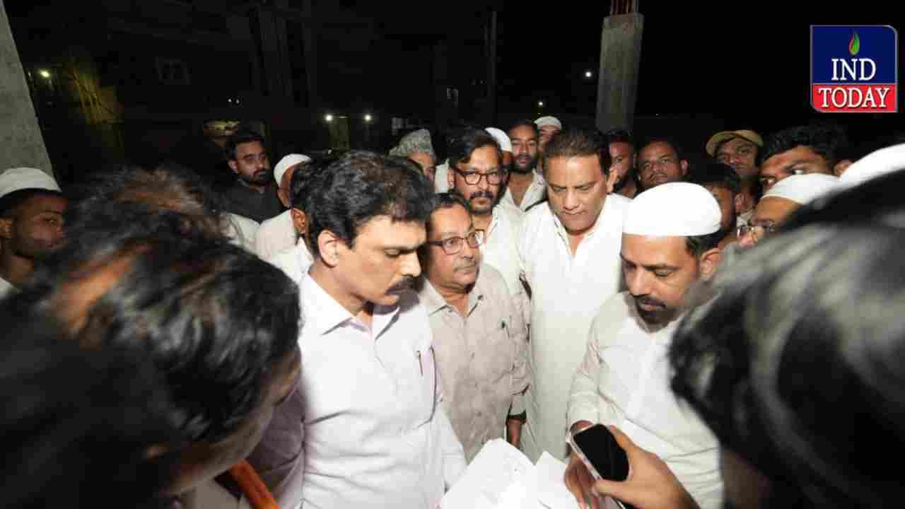 Azharuddin Inspects Zaheerabad Haj House Works, Assures Early Completion
