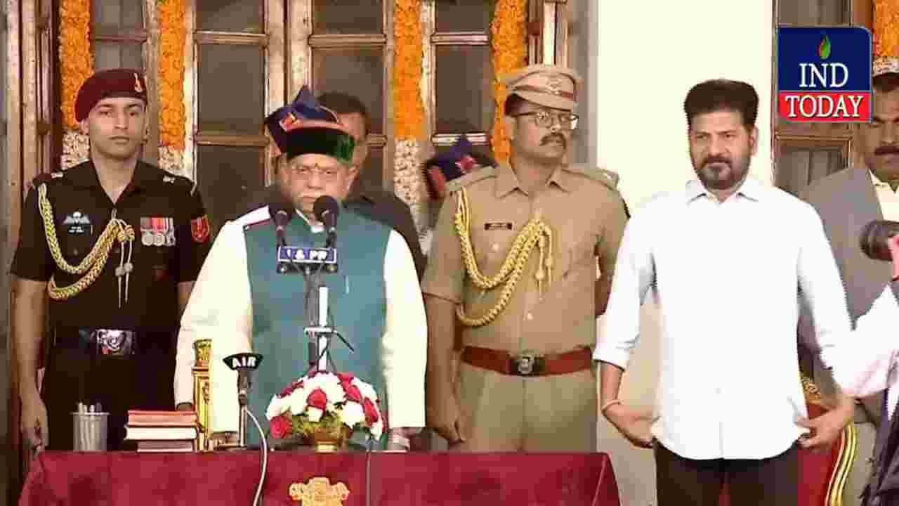 WATCH: Shiv Pratap Shukla Takes Oath As Telangana Governor