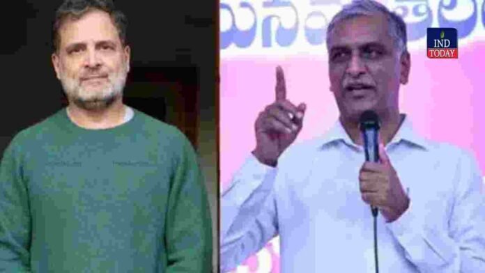 Harish Rao Letter: Targets Rahul Gandhi Over Defections