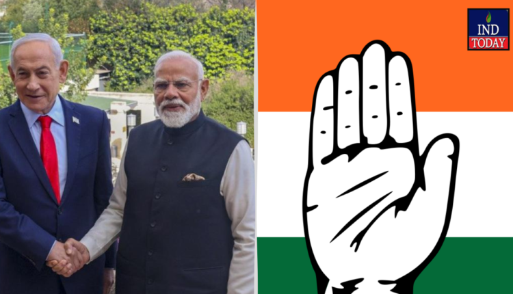 Congress Terms Modi Israel Visit Shameful