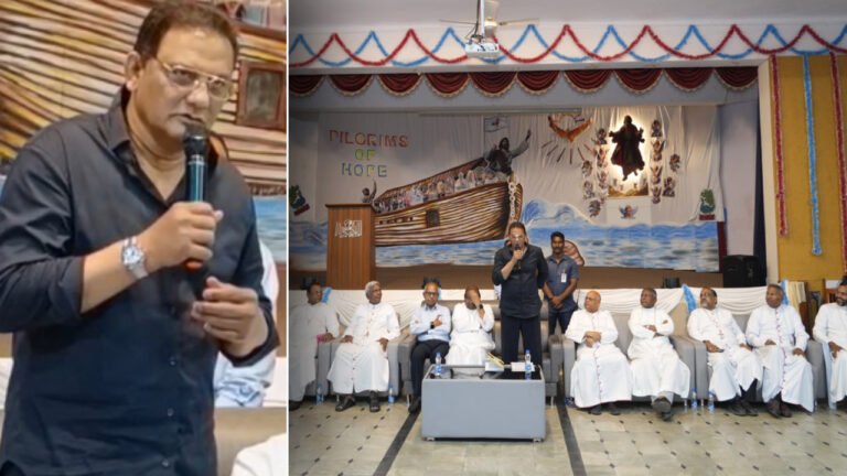 Azharuddin joins Telugu Catholic Bishops Council meeting