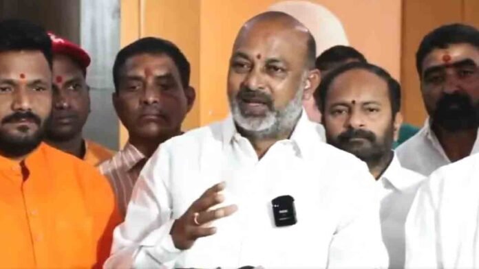 Bandi Sanjay Alleges Revanth KTR Nexus