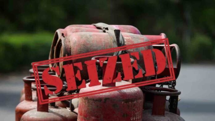 Civil Supply Raids In Pochampally, Domestic Cylinders Seized