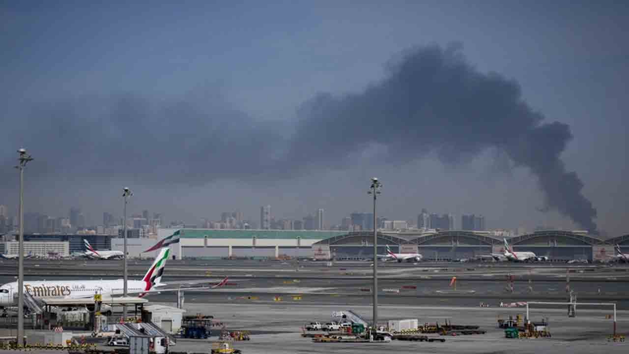 Iran Attack Dubai Airport Triggers Panic, Flights Halted