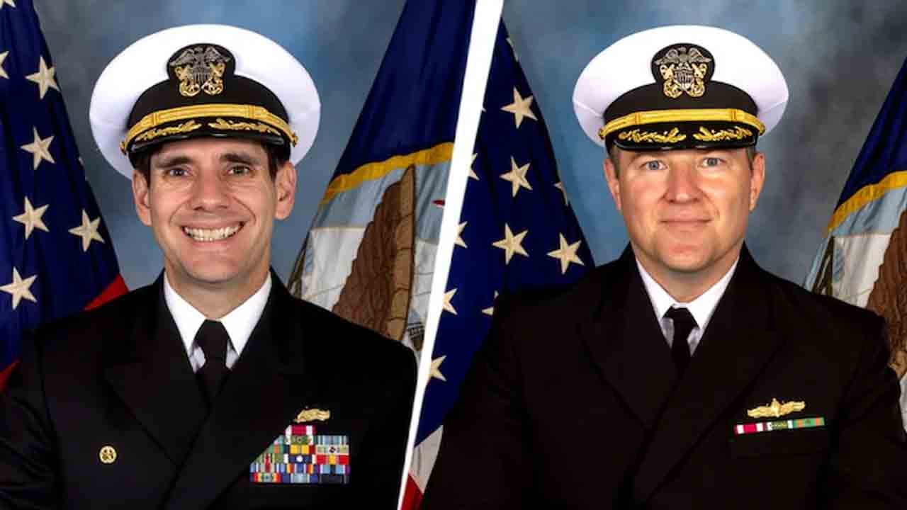 US Navy Officers Photos Released After Iran Strike