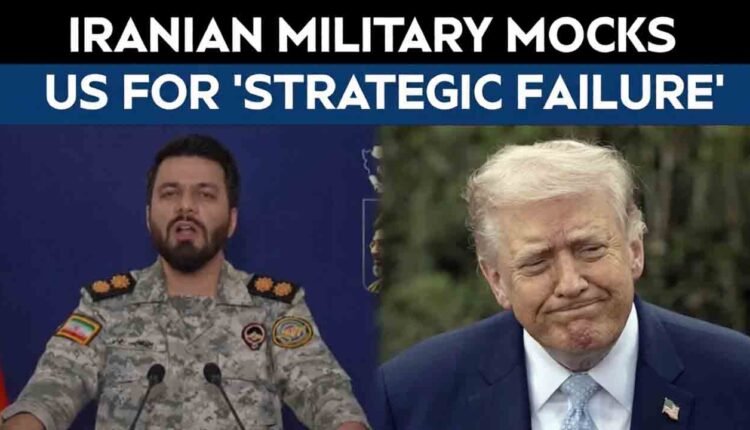 Iranian Military Mocks Trump's Claim Of US-Iran Negotiations