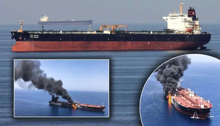 Iran Attack Oil Tanker Off Oman Coast