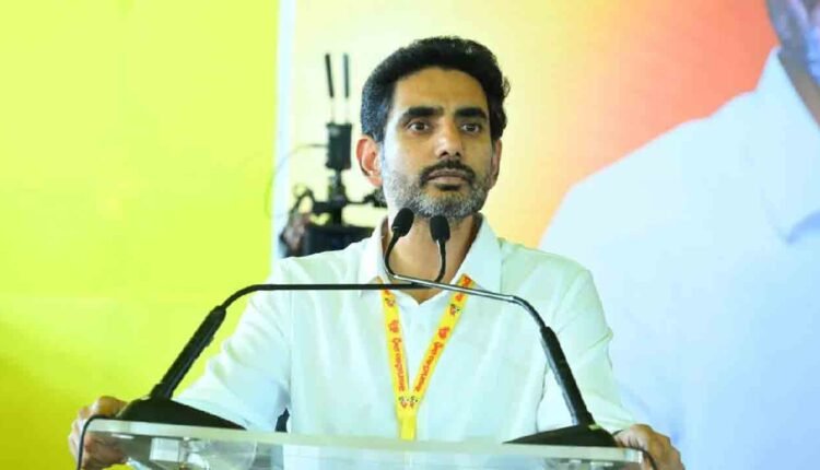 Lokesh Thanks Modi For Fuel Excise Cut Decision