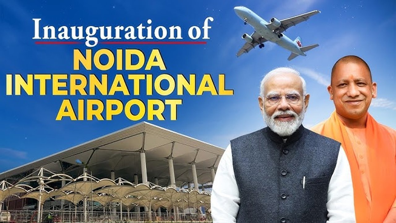 PM Modi Inaugurates Noida International Airport, Promises To Increase Employment Opportunities