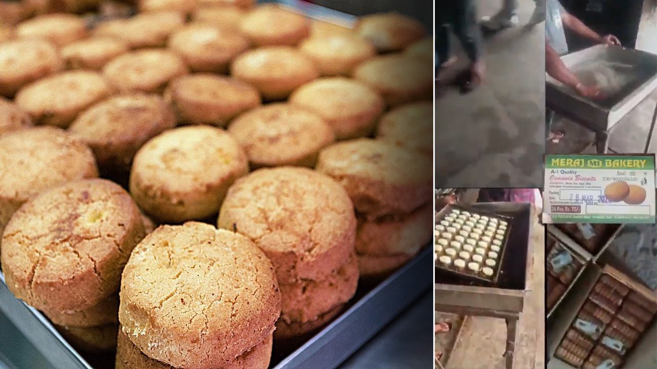 Unhygienic Osmania biscuit manufacturing unit busted in Hyderabad, one held