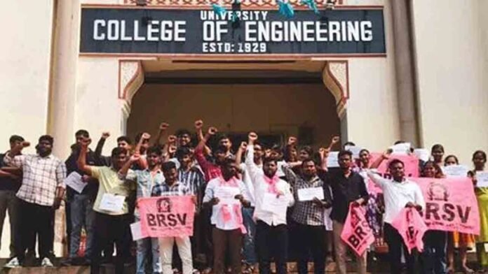 Osmania University Protests Over Scholarships