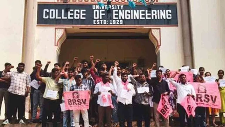 Osmania University Protests Over Scholarships