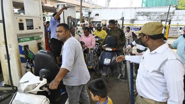 Fuel Rush Eases In Hyderabad As Government Assures Adequate Stocks