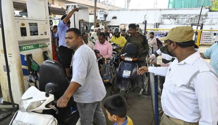 Fuel Rush Eases In Hyderabad As Government Assures Adequate Stocks