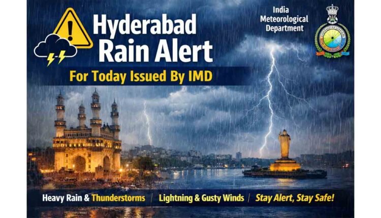 Hyderabad Rain Alert For Today Issued By IMD