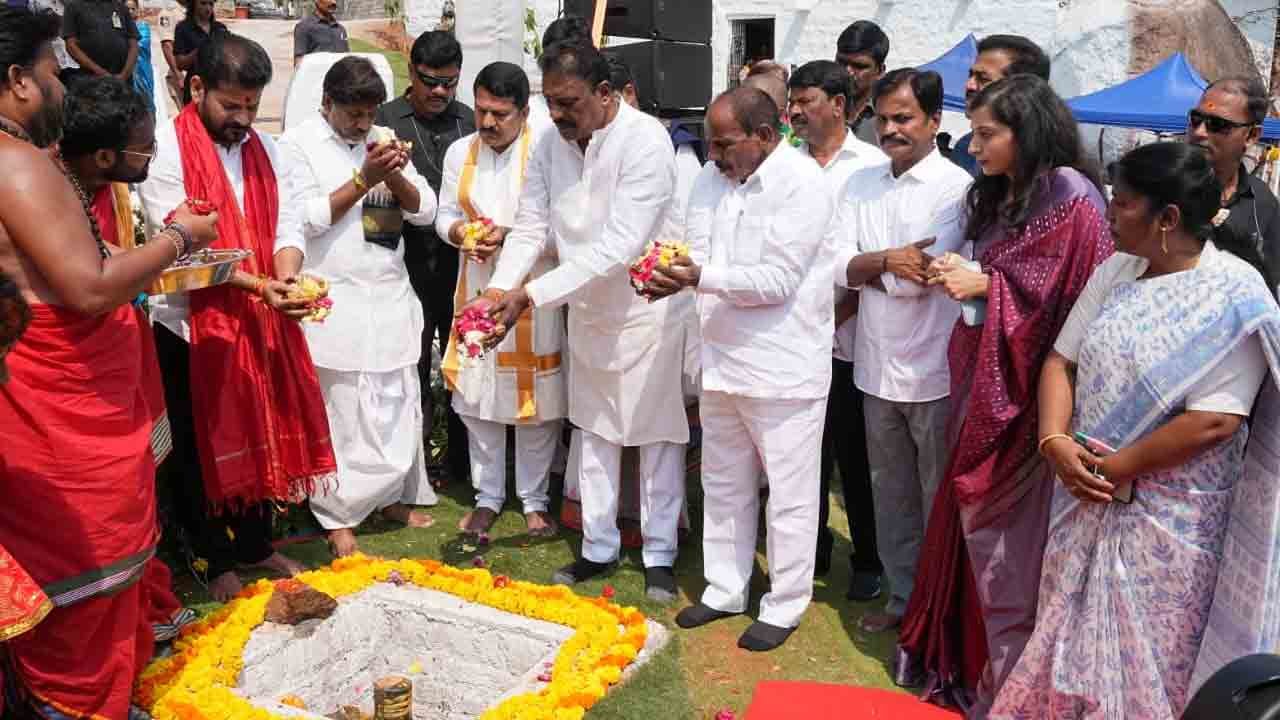 Musi River Project: Temple Foundation Laid