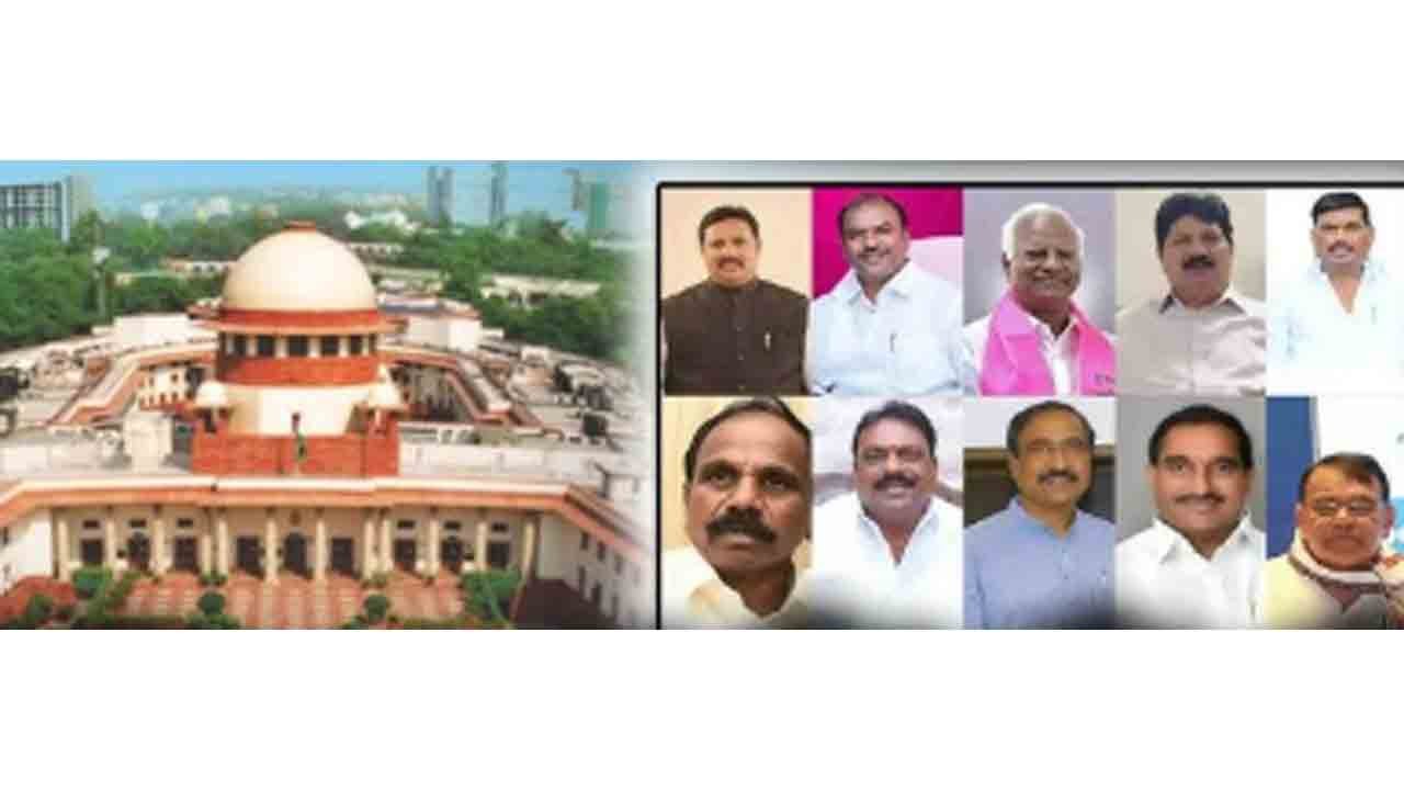 Supreme Court Closes Hearing On BRS MLA Defection Case