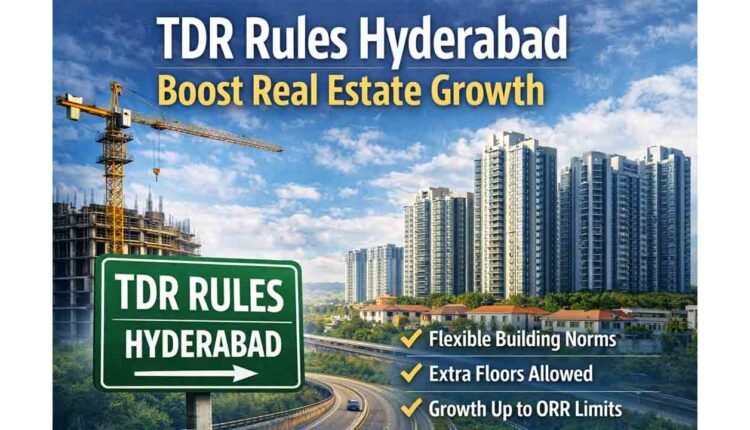 TDR Rules Hyderabad Boost Real Estate Growth