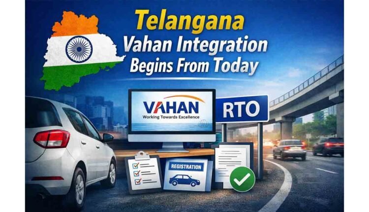 Telangana Vahan Integration Begins From Today