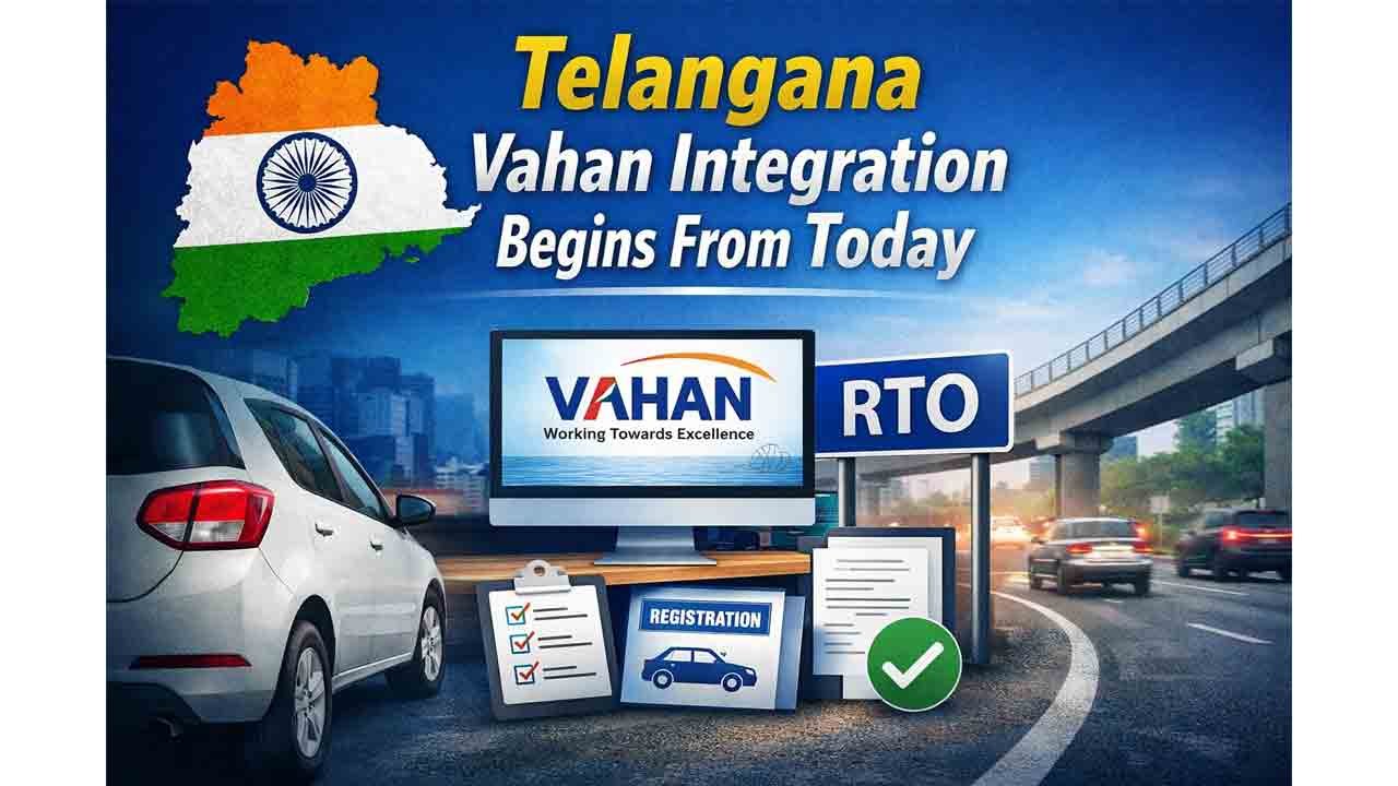 Telangana Vahan Integration Begins From Today