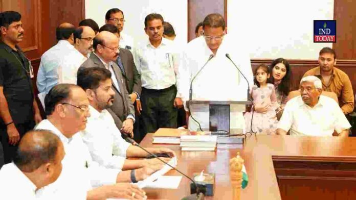 Azharuddin, Kodandaram Take Oath as MLCs