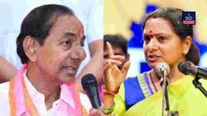 BRS Silent After Kavitha Targets KCR