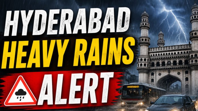 Hyderabad Heavy Rains Alert Issued by Telangana Weatherman