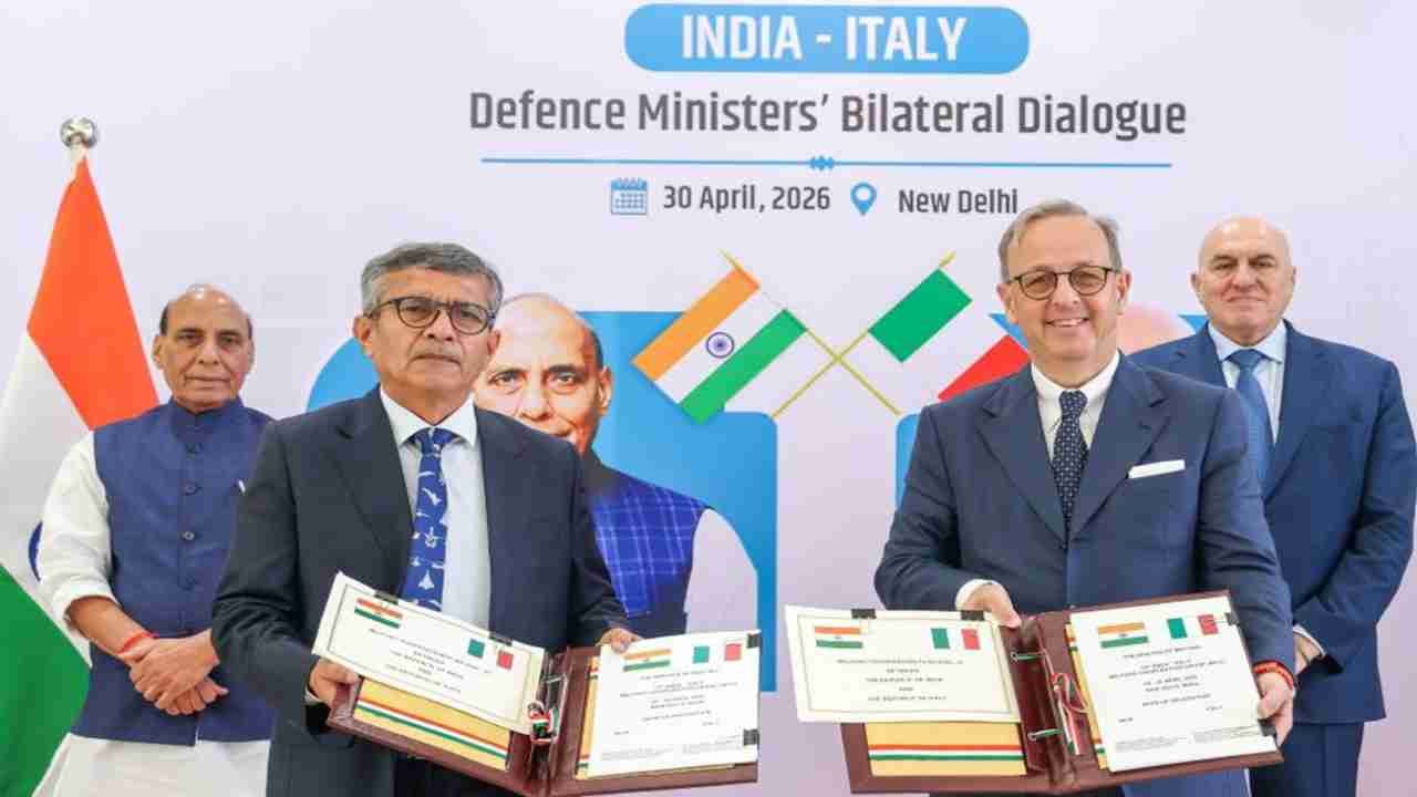 India-Italy Sign Military Cooperation Plan 2026-27