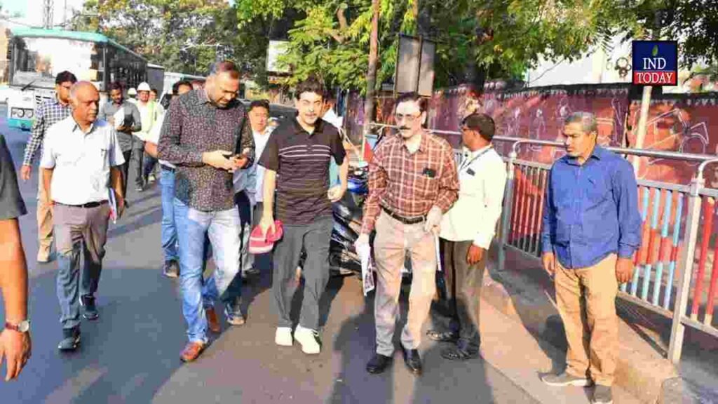 Speed up KBR Park flyover works Jayesh Ranjan