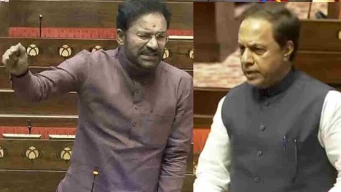 Kishan Reddy And Suresh Reddy Argue In Rajya Sabha Over Kaleshwaram