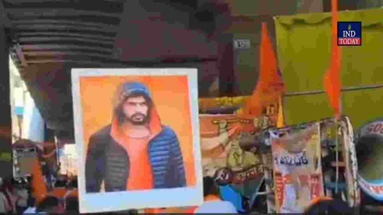 Lawrence Bishnoi poster at Hanuman Jayanti rally sparks controversy