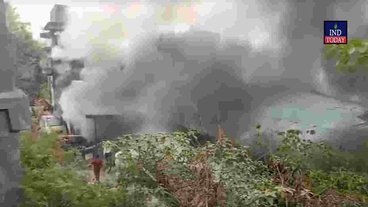 Mahindra Showroom Fire in Amberpet Hyderabad