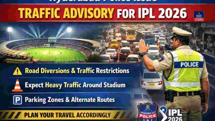 Hyderabad Police Issue Traffic Advisory For IPL 2026