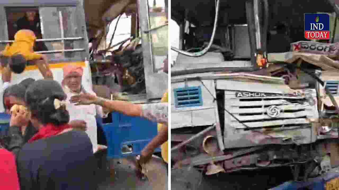 RTC Private Driver Experiment Leads To Karimnagar Bus Crash