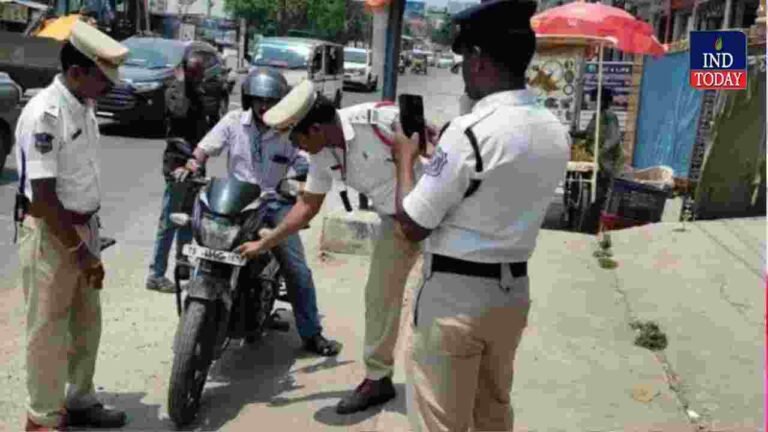 Number Plate Violation Cases Hit 450 In Hyderabad Drive