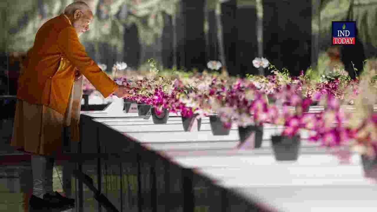 PM Modi Praises Sikkim Biodiversity During Orchidarium Visit