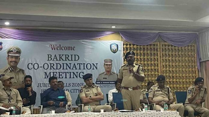 Bakrid Coordination Meeting Held In Jubilee Hills Zone