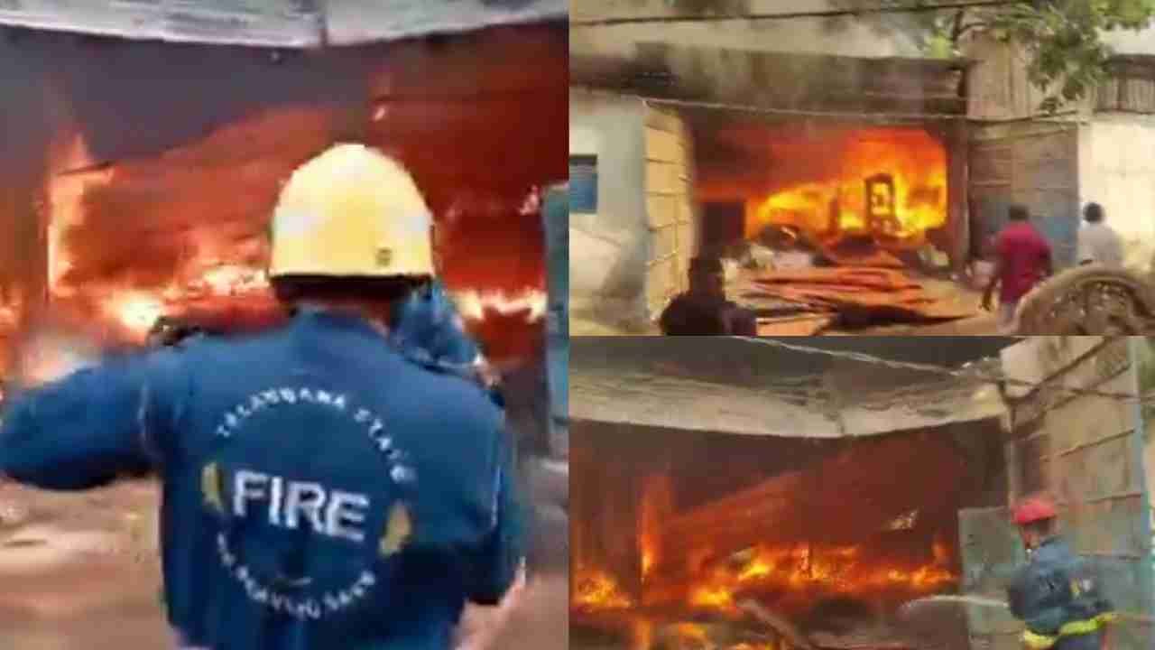 Massive Fire Accident At Sofa Manufacturing Plant