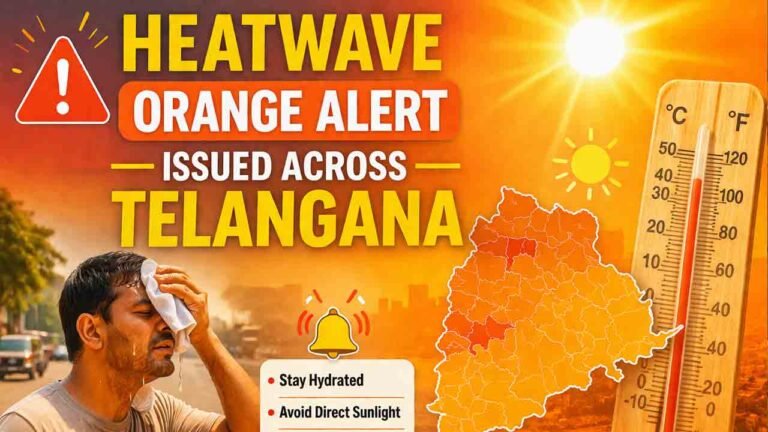Heatwave Orange Alert Issued Across Telangana