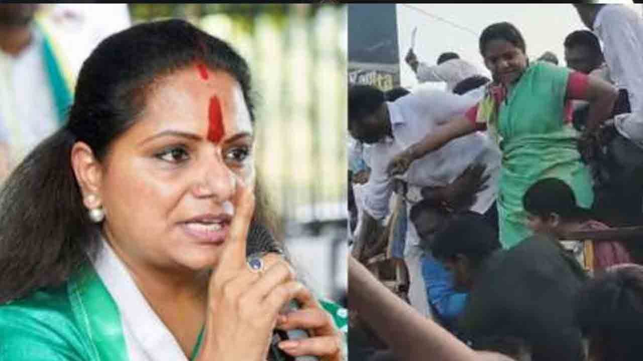 Kavitha Arrested During Vikarabad Farmers Protest