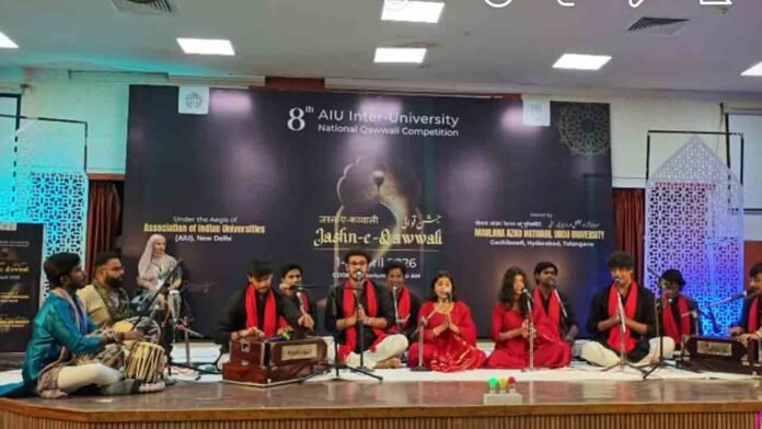AIU Qawwali Competition Begins At MANUU Campus